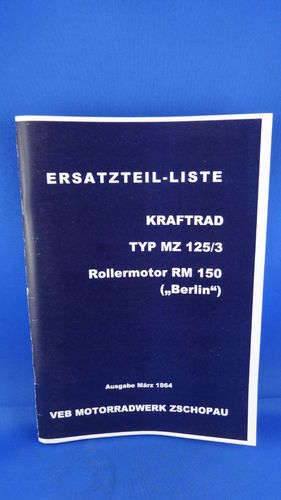 Ersatzteilkatalog RT125/3